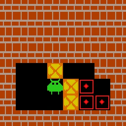 After the wrong push, a box is pinned against the wall.